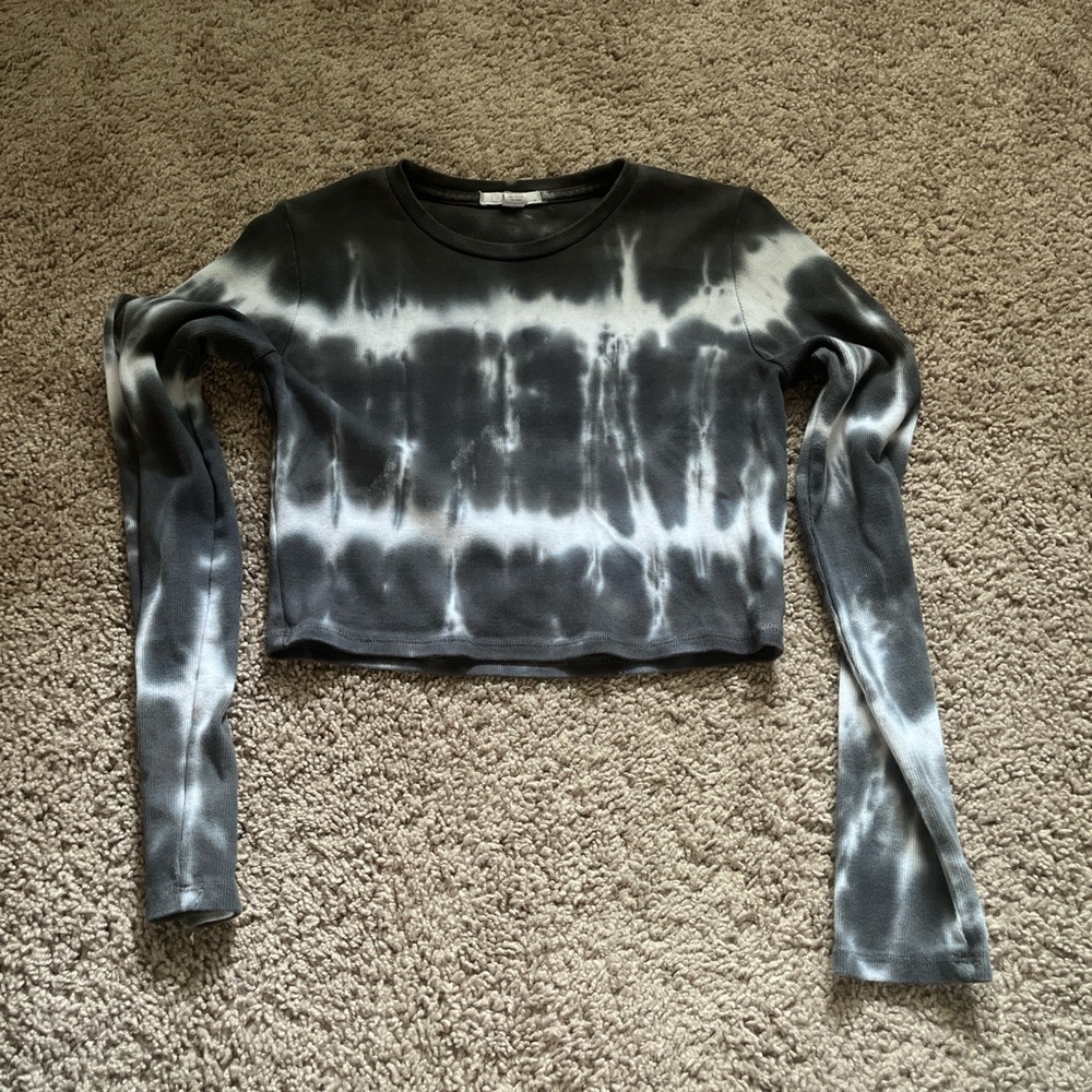 Tie-Dye Long Sleeve Women's Top
